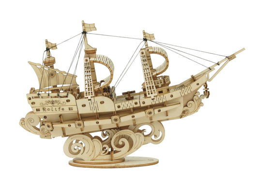 Robotime - TG305 Rolife Sailing ship 3D DIY Wooden Puzzle