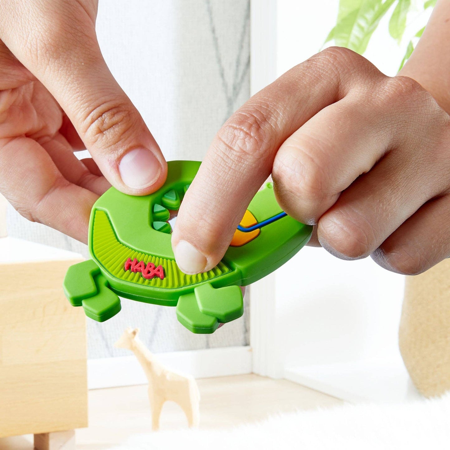 HABA USA - Crocodile Silicone Teething Toy
