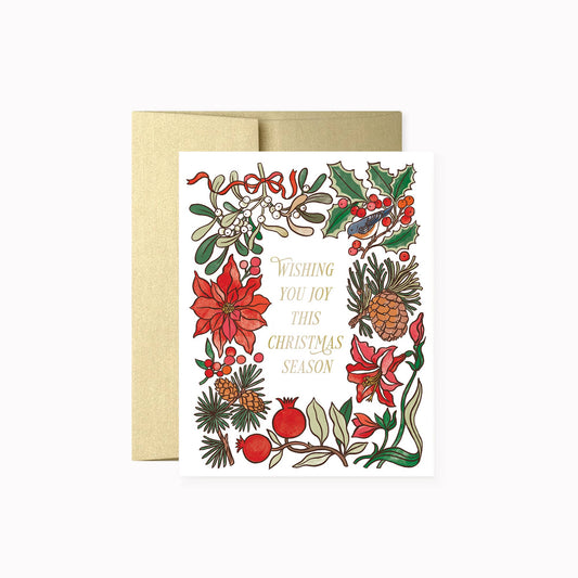 Botanica Paper Co. - CHRISTMAS FLORALS | greeting card