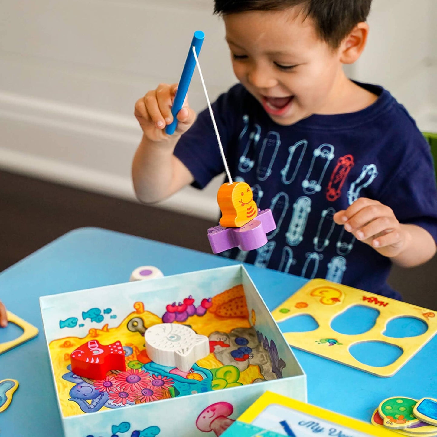 HABA USA - My Very First Games - Here, Fishy, Fishy! Magnetic Game