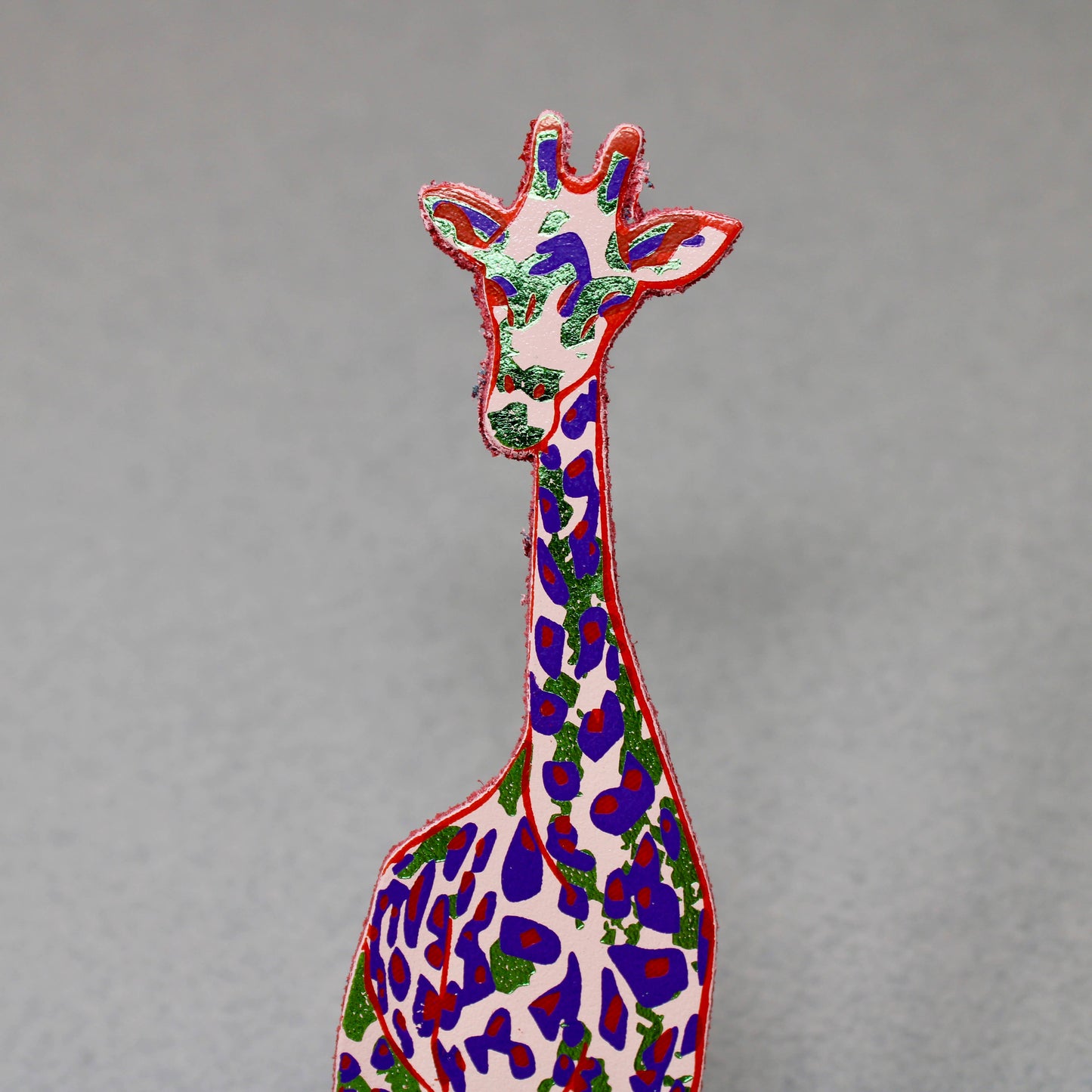 Ark Colour Design - Giraffe Shaped Leather Bookmark