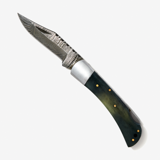 Titan International - TF-029 Dyed Bone Folding Knife