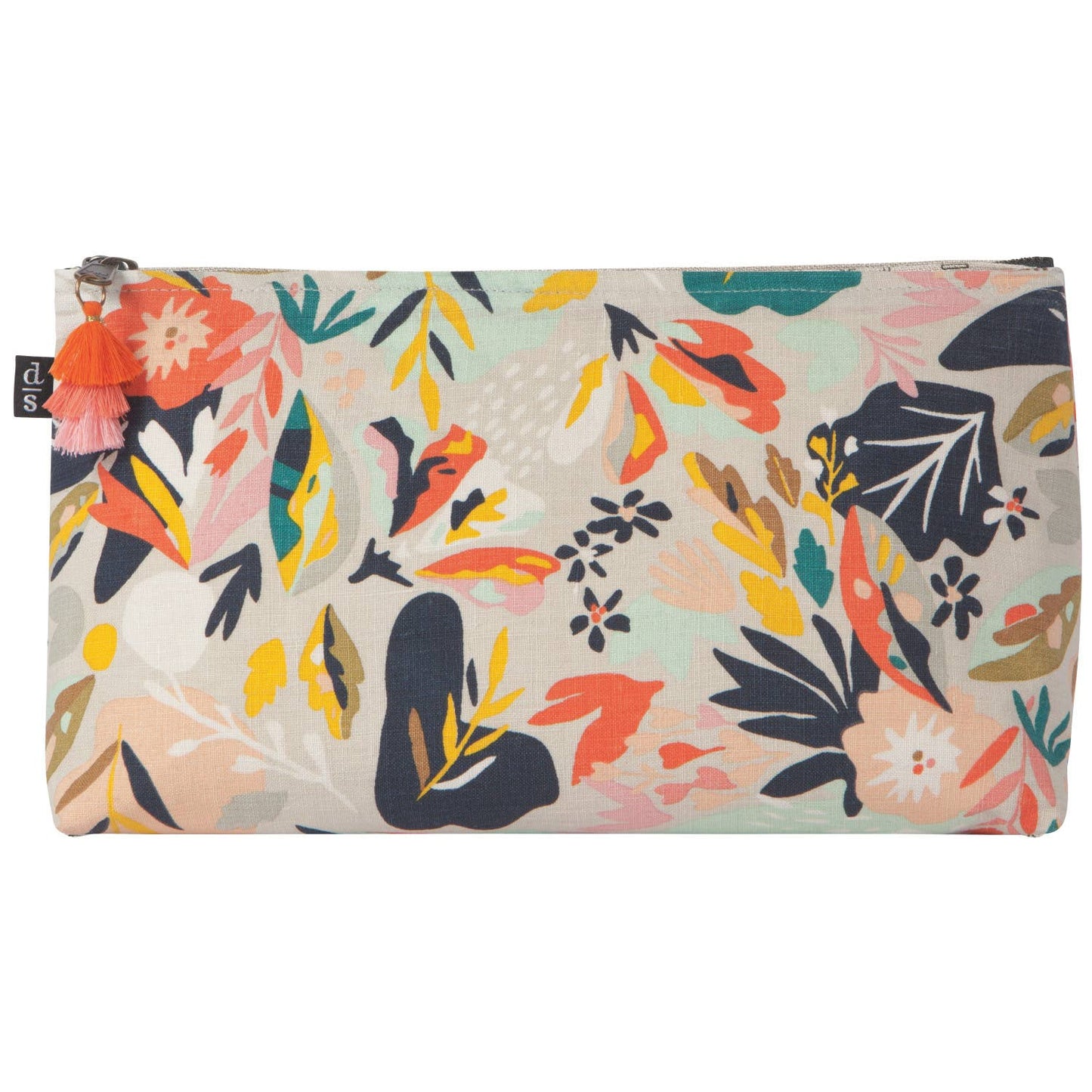 Danica Studio - Danica Studio Superbloom Large Linen Cosmetic Bag