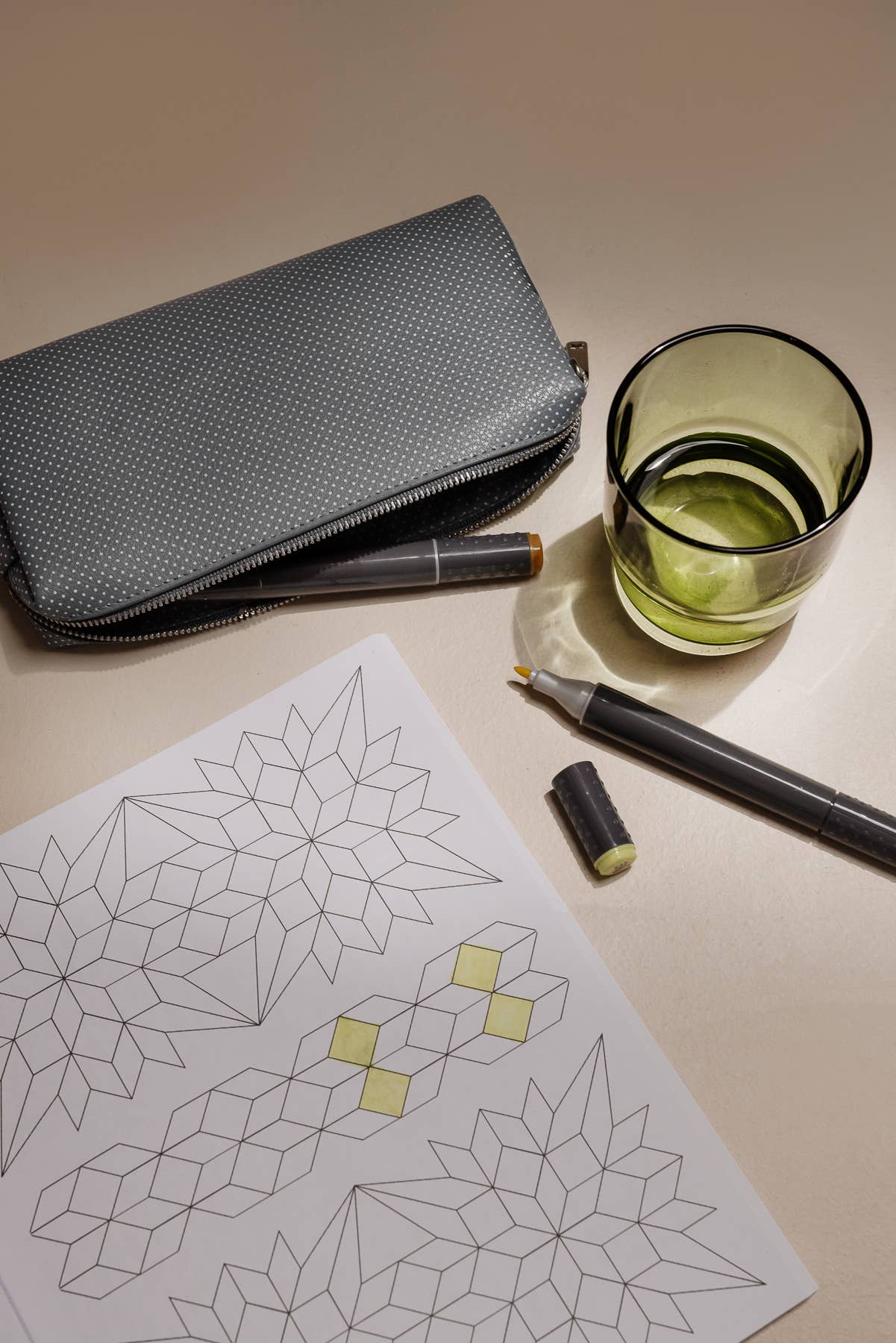 Paige Tate & Co. - Modern Quilting Coloring Book: Adult Coloring Book