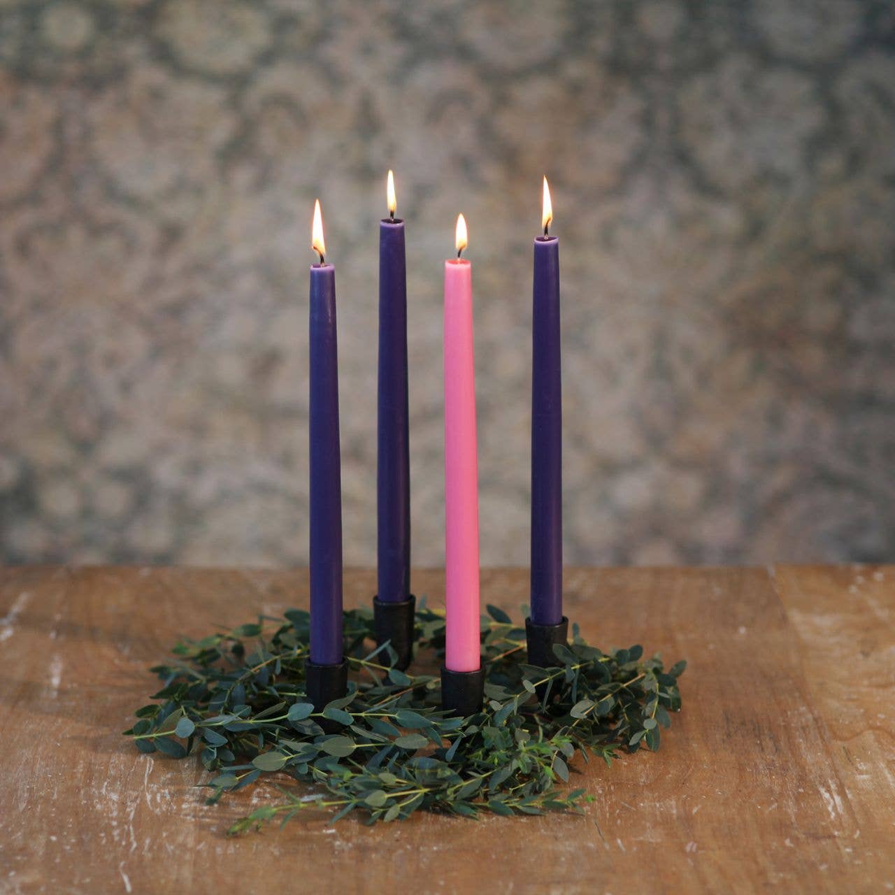 Big Dipper Wax Works - Taper Candles – 100% Pure Beeswax – Advent 12” Hand-Dipped