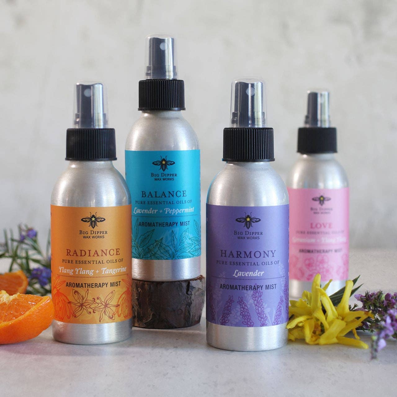 Aromatherapy Mists: Radiance (Tangerine & Ylang Ylang)