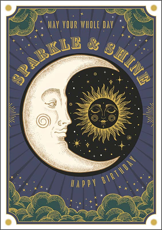 Moon Birthday Card