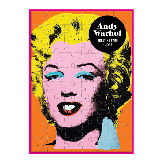 Andy Warhol Marilyn Greeting Card Puzzle