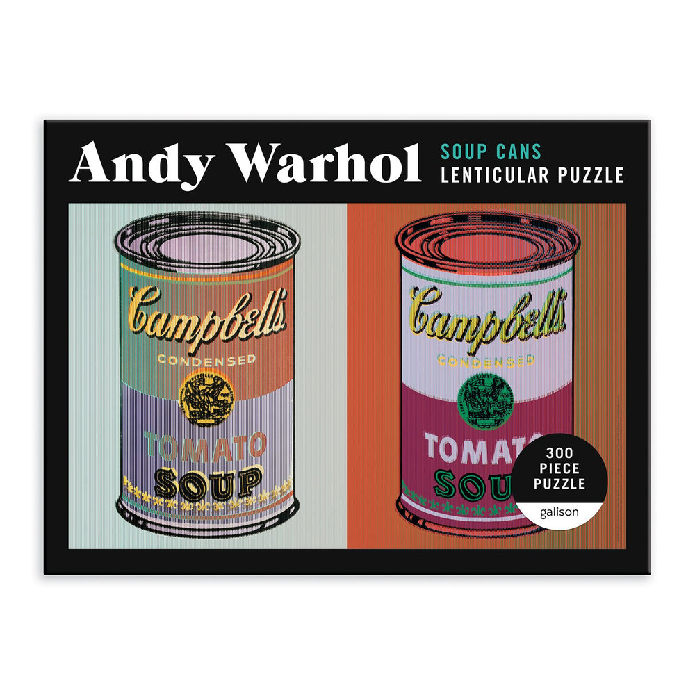 Andy Warhol Flowers 300 Piece Lenticular Jigsaw Puzzle