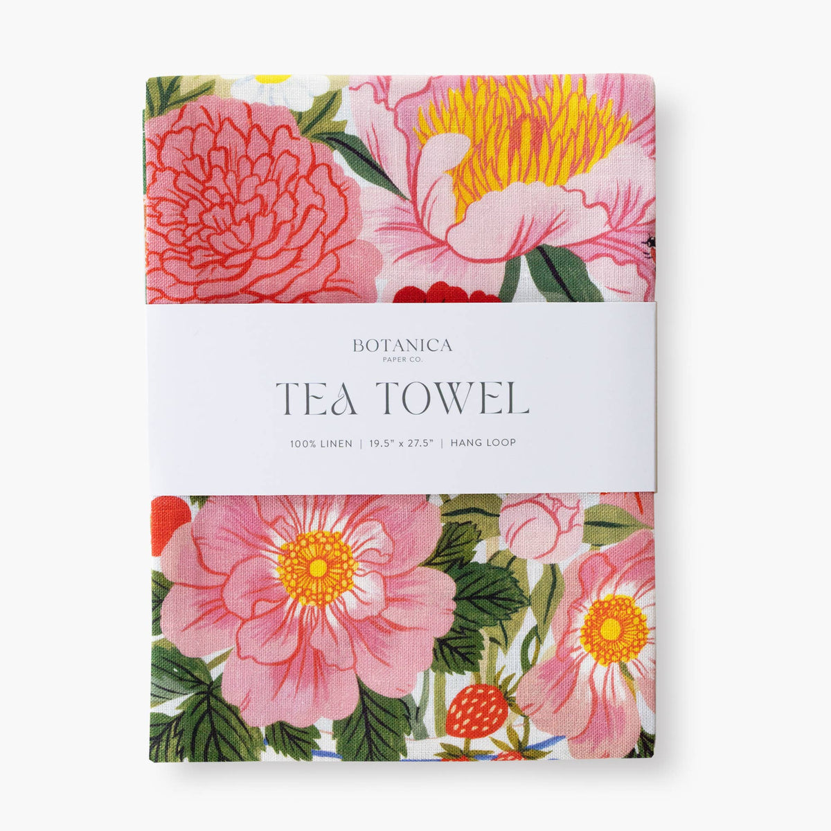 Botanica Paper Co. - GARDEN VASE | 100% LINEN TEA TOWEL
