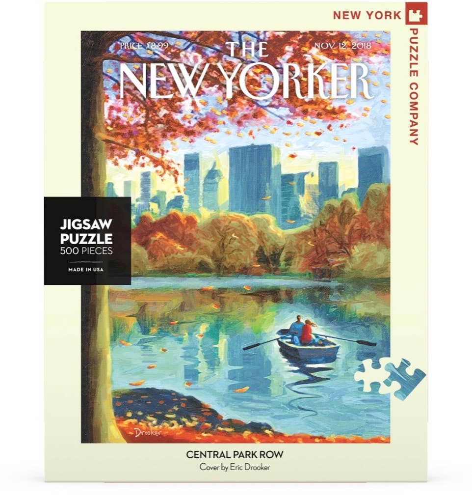 New York Puzzle Company - Central Park Row - 500 Piece Jigsaw Puzzle