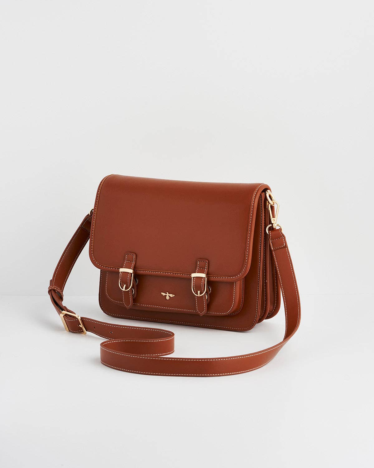 Fable England - Into the Woods Tan Classic Satchel