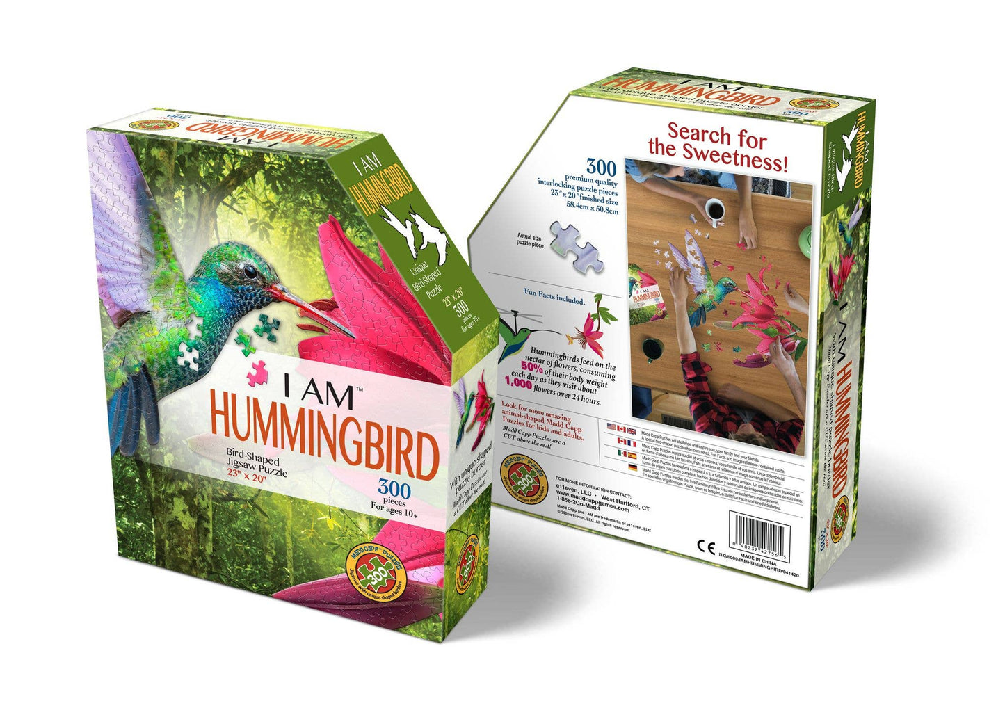 Madd Capp Games & Puzzles - I AM HUMMINGBIRD 300 piece jigsaw puzzle - 300
