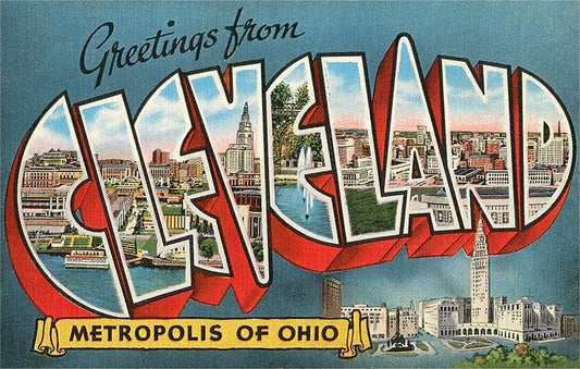 Found Image Press - Postcard OH-420 Greetings from Cleveland
