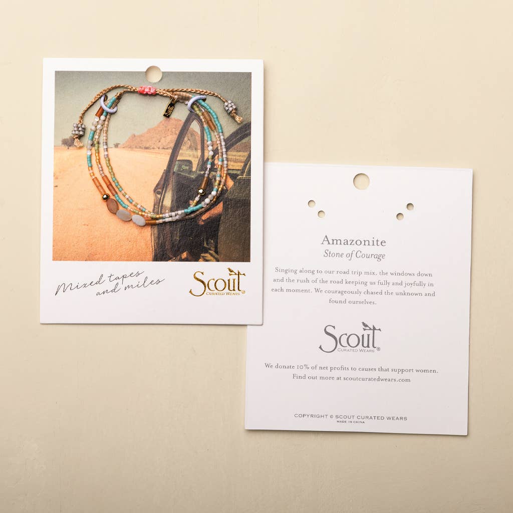 Scout Curated Wears - Mixed Media Bracelet - Magic/Labradorite/Gold