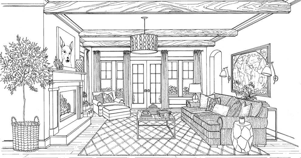 Paige Tate & Co. - Color At Home- A Young House Love Adult Coloring Book