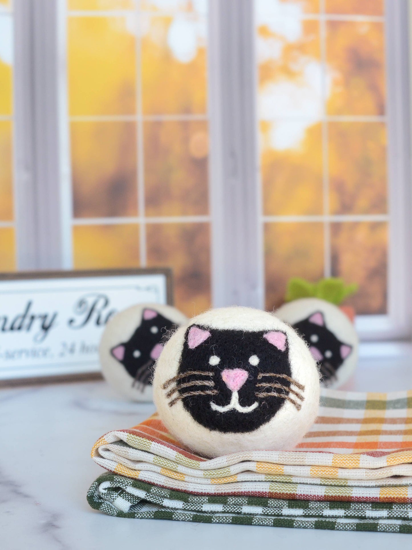 Friendsheep - Black Cats Eco Dryer Balls - Limited Edition - Set of 3