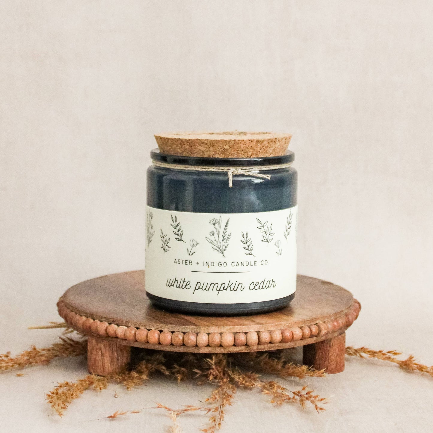 Aster + Indigo Candle Co. - White Pumpkin + Cedar | Fall Candle NEW
