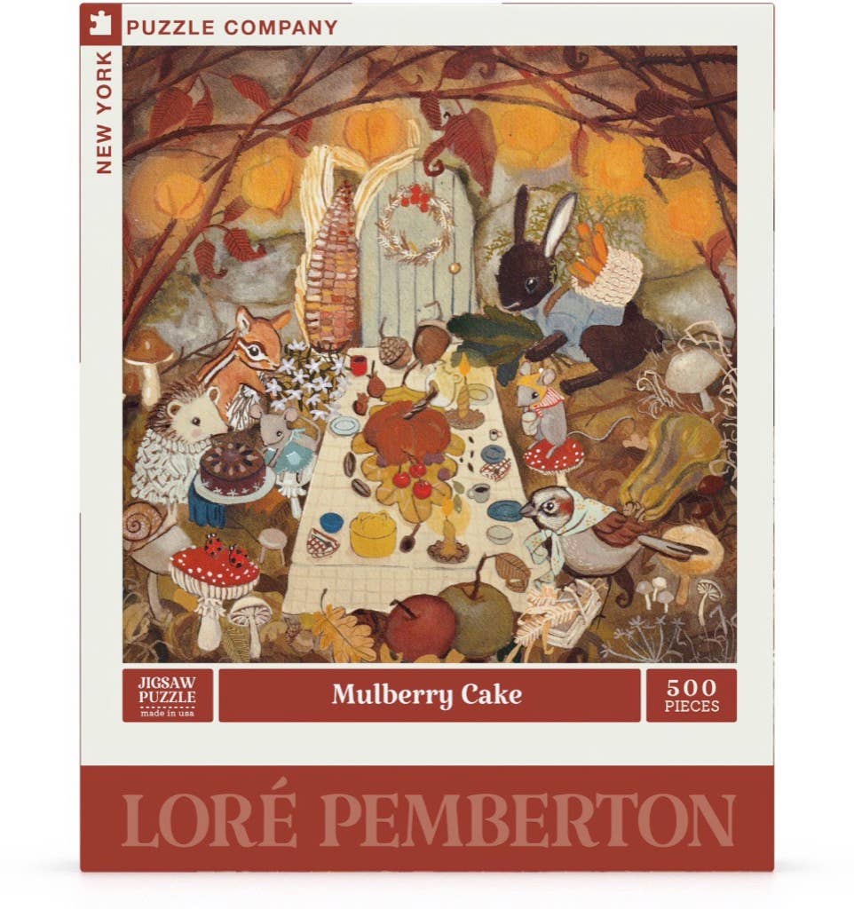 New York Puzzle Company - Mulberry Cake - 500 Piece Jigsaw Puzzle