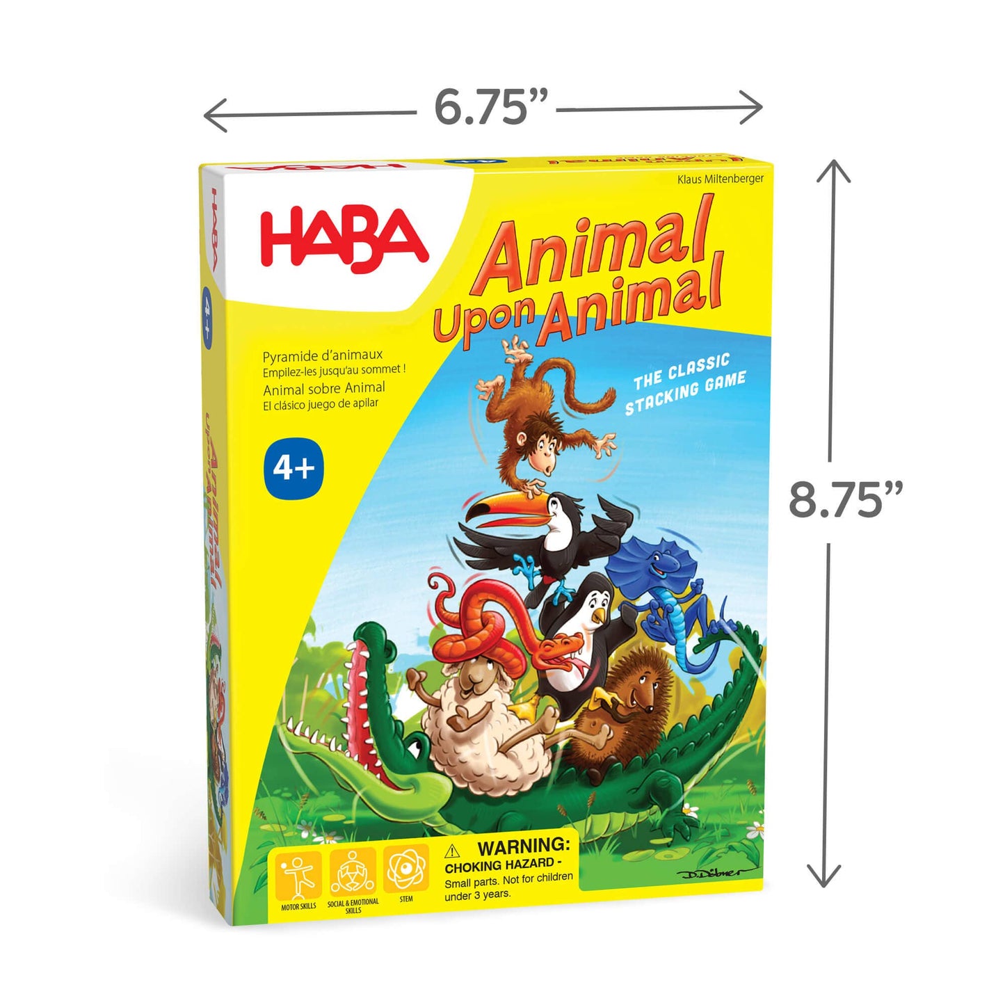 HABA USA - Animal Upon Animal Game - Compact Version