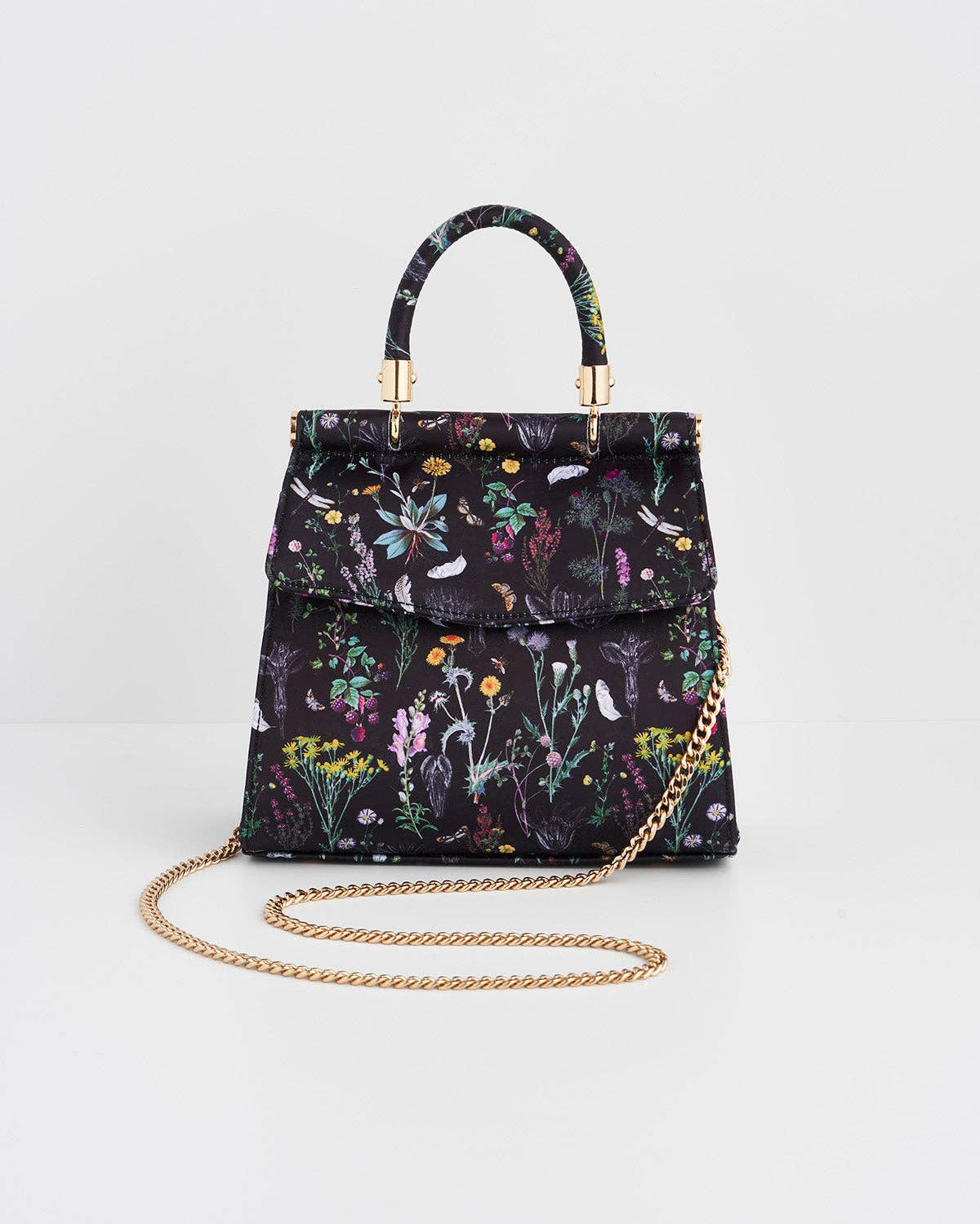 Fable England - Wilderness Black Mini Top Handle Tote