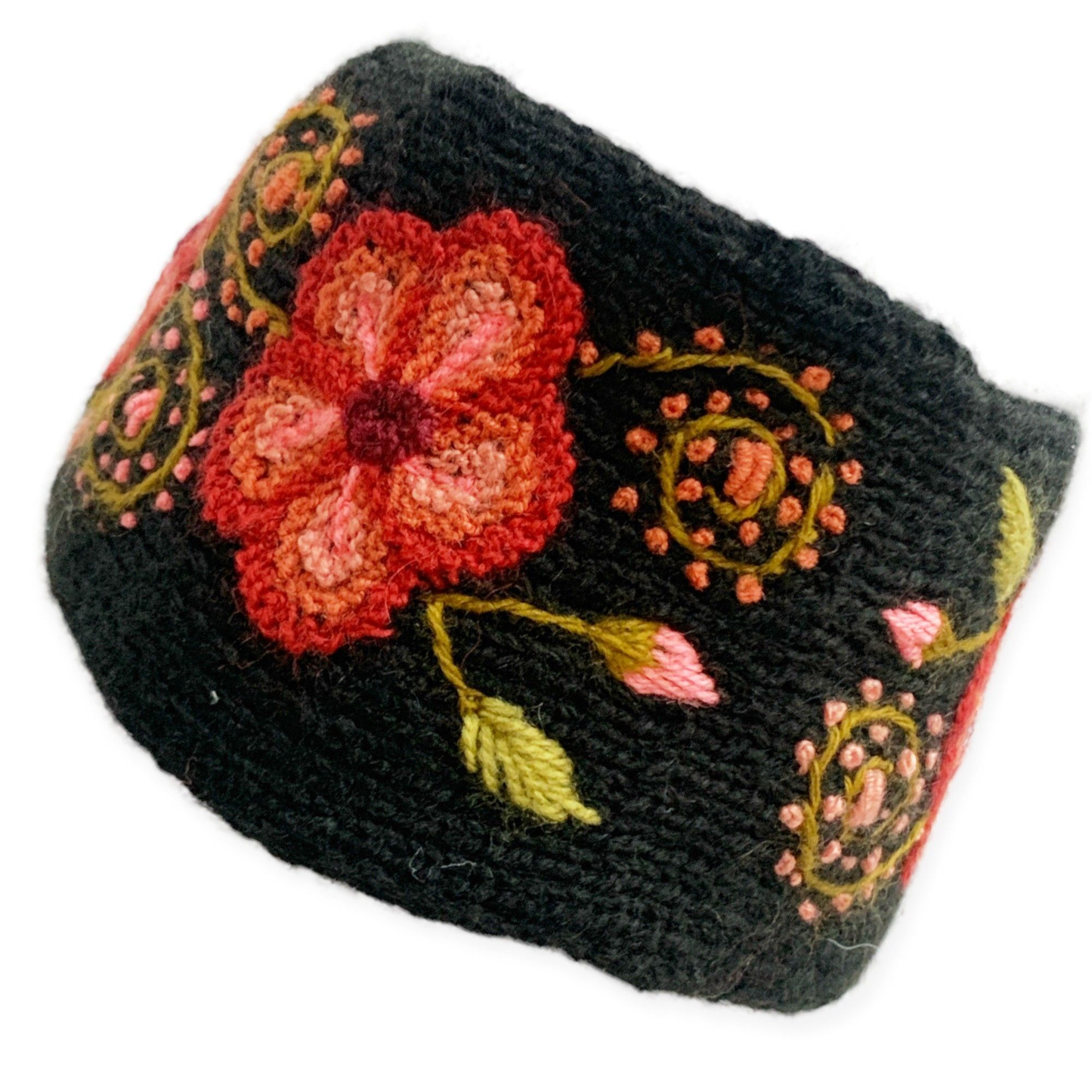 Peruvian Trading Company - Hand Stiched Flowers Headbands-AFL-B2