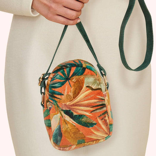 Powder Design inc - US - Velvet 'Out & About' Bag - Painted Palms