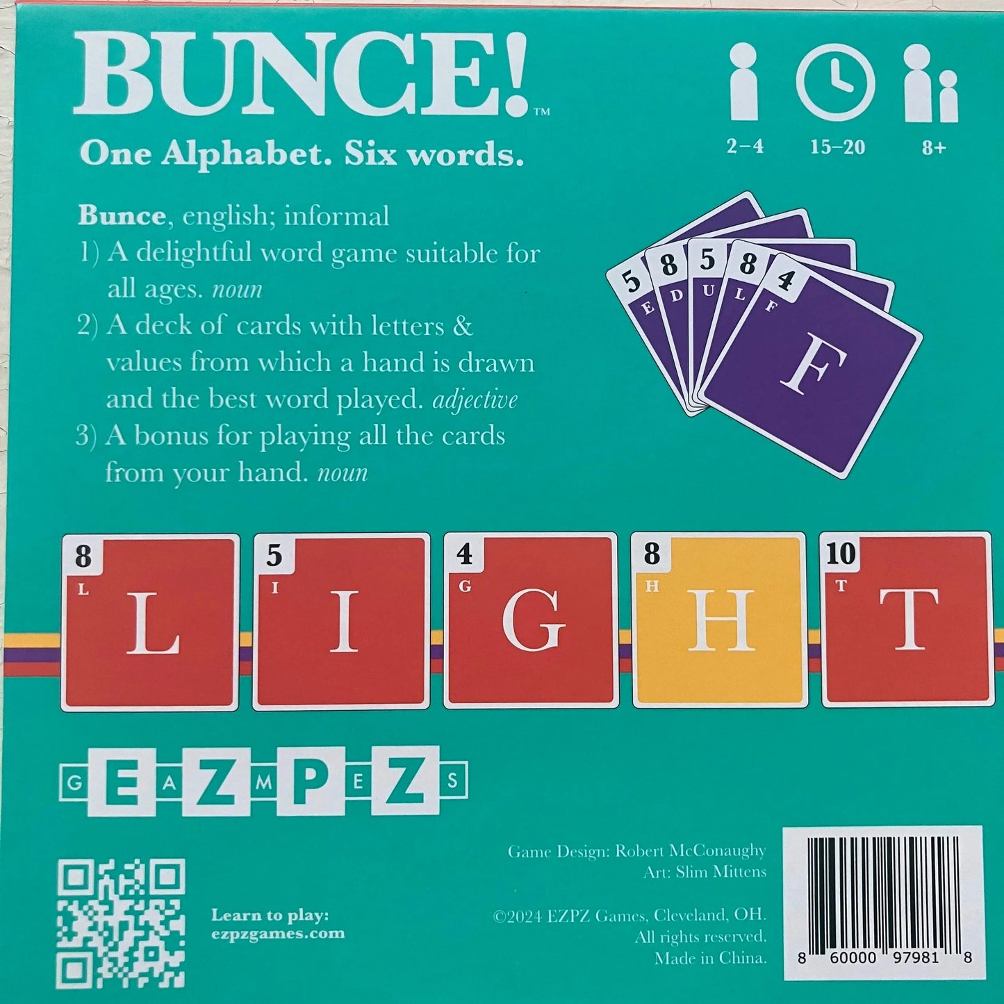 Bunce! - a word game