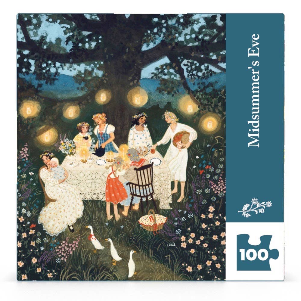 New York Puzzle Company - Midsummer's Eve Mini - 100 Piece Mini Puzzle
