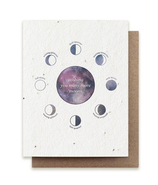 Small Victories - Moon Phase Birthday Plantable Herb Seed Card