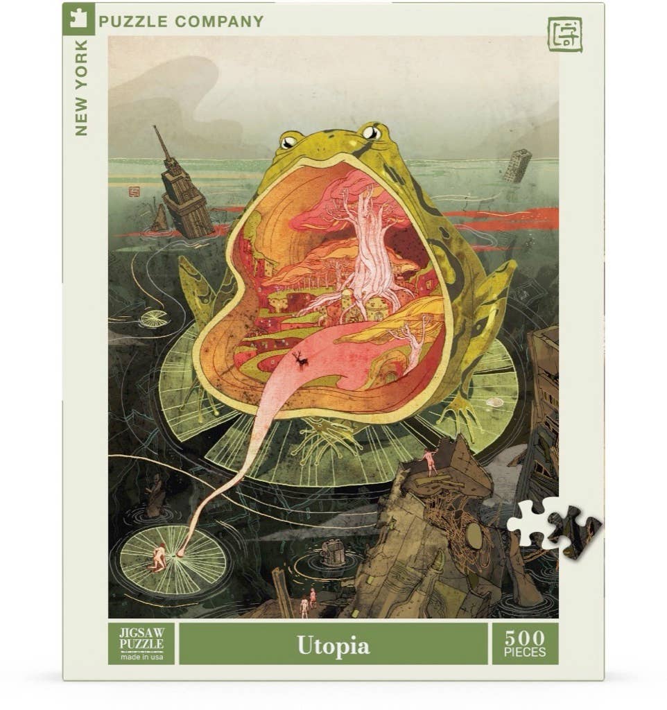 New York Puzzle Company - Utopia - 500 Piece Jigsaw Puzzle