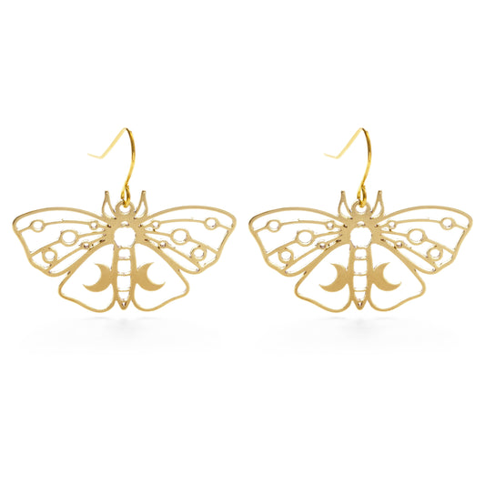 Mind's Eye Design - Luna Moth Earrings