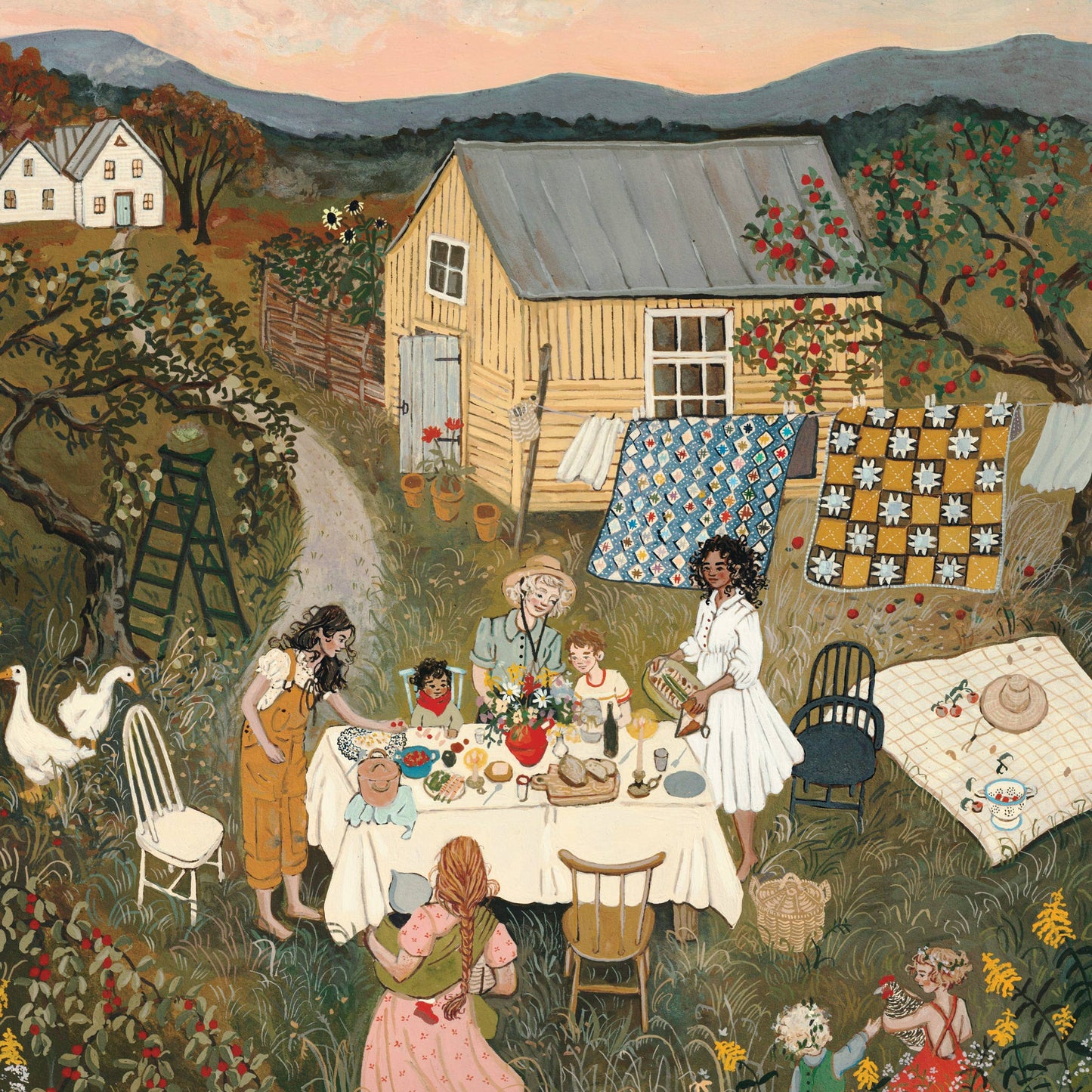 New York Puzzle Company - September Harvest Mini - 100 Piece Mini Puzzle