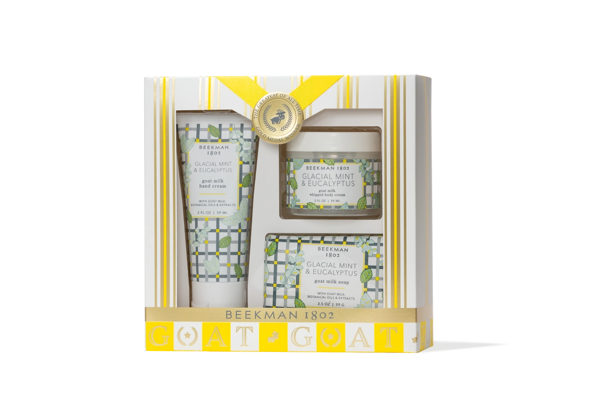 Beekman 1802 - Glacial Mint & Eucalyptus 3pc Body Gift Set