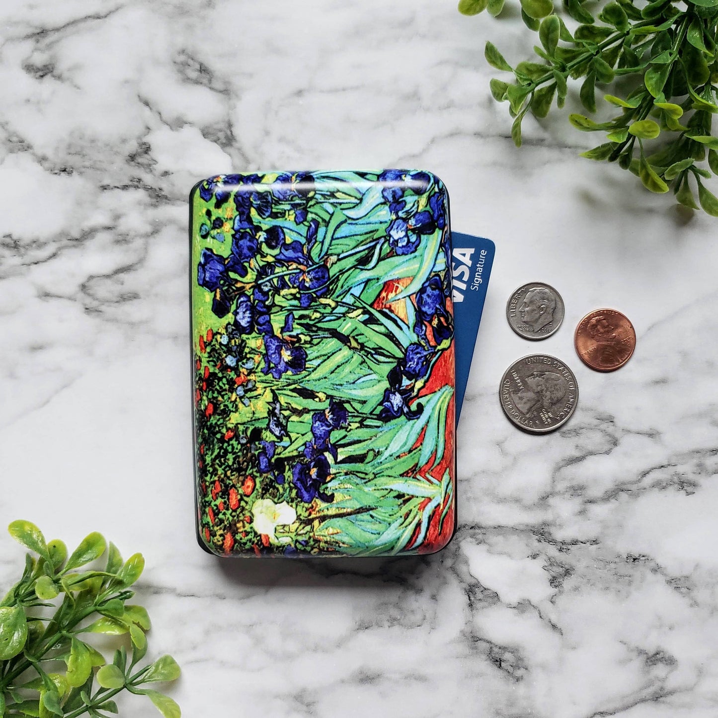 Monarque - Van Gogh - Irises Armored Wallet