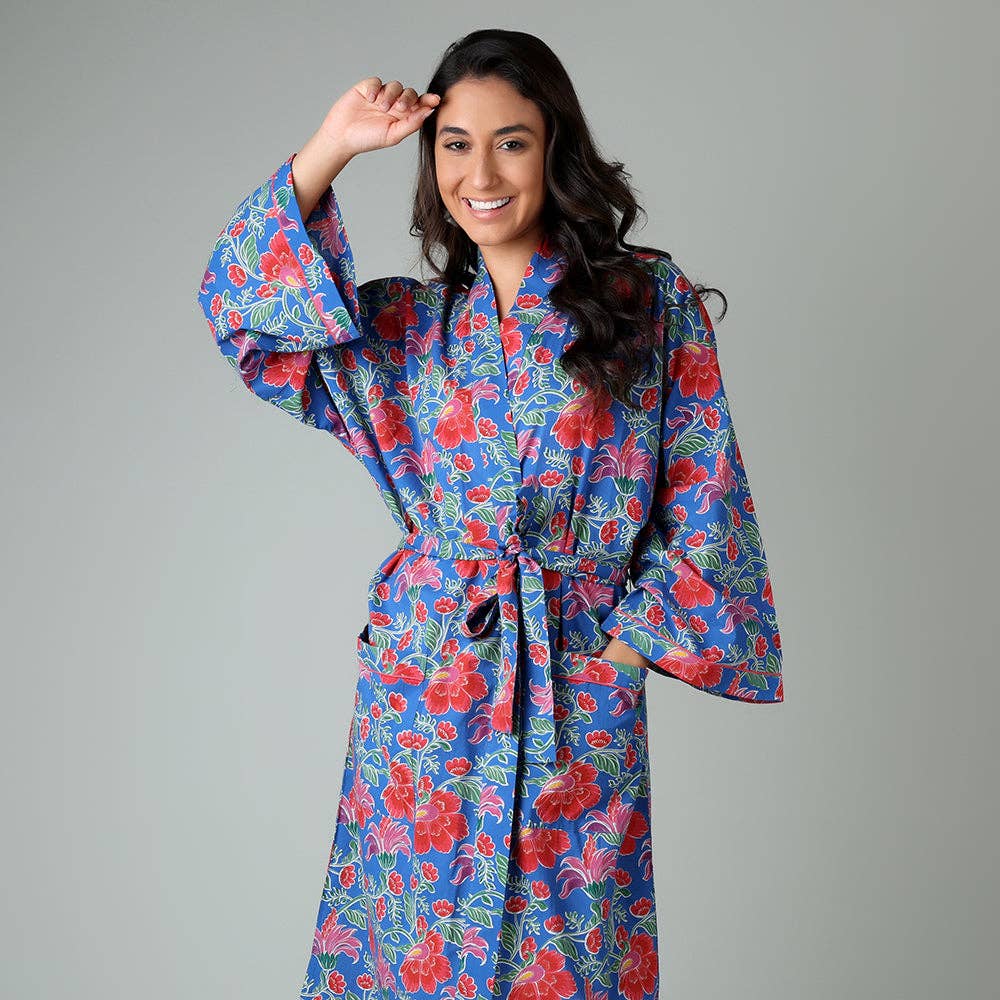 Mahogany - Clarence Indigo Robe
