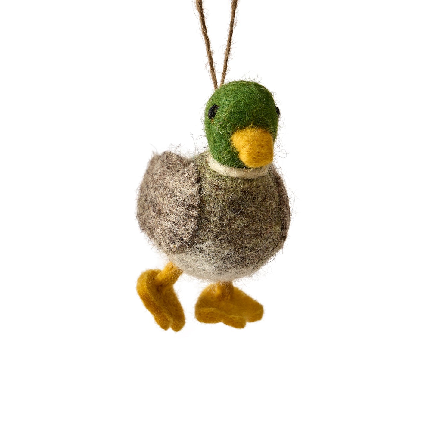 Felt Duck Ornament – Handmade Wool Holiday Decor