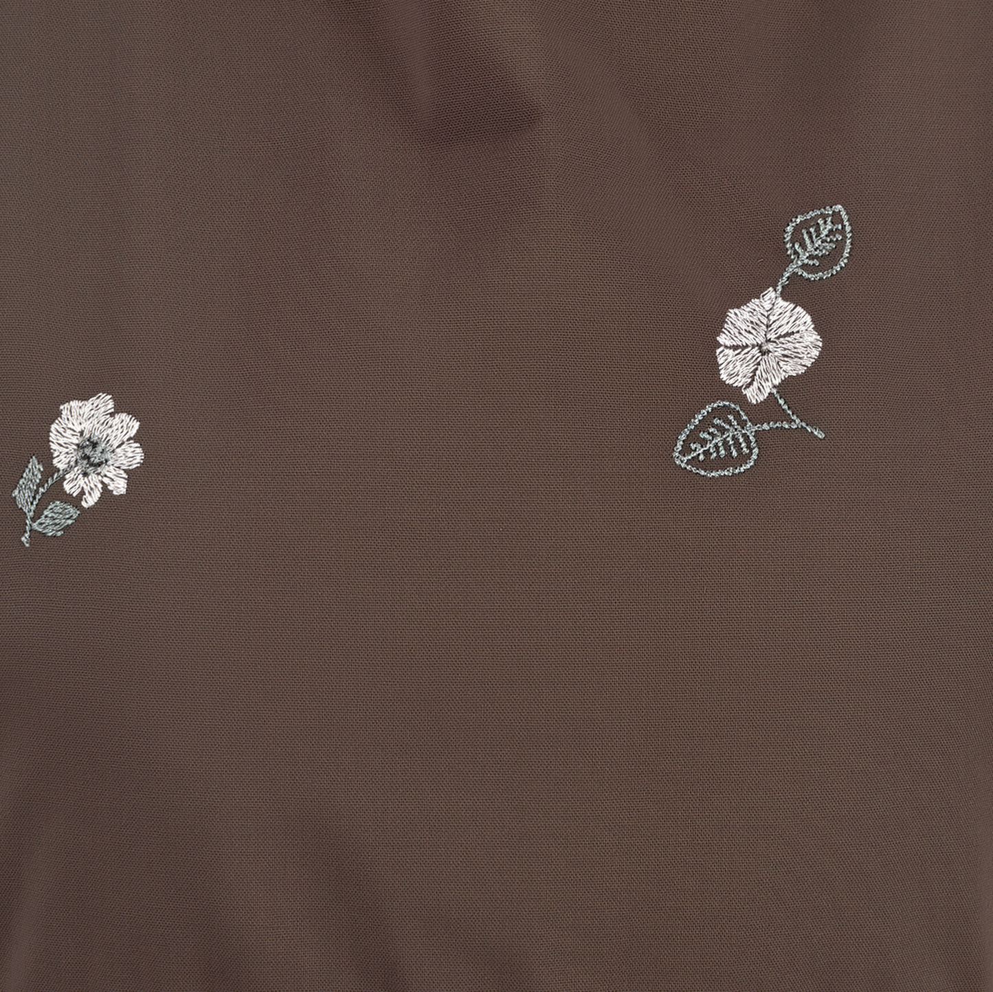 Vintage Cotton Apron with Puffed Shoulder Straps – Grey Floral