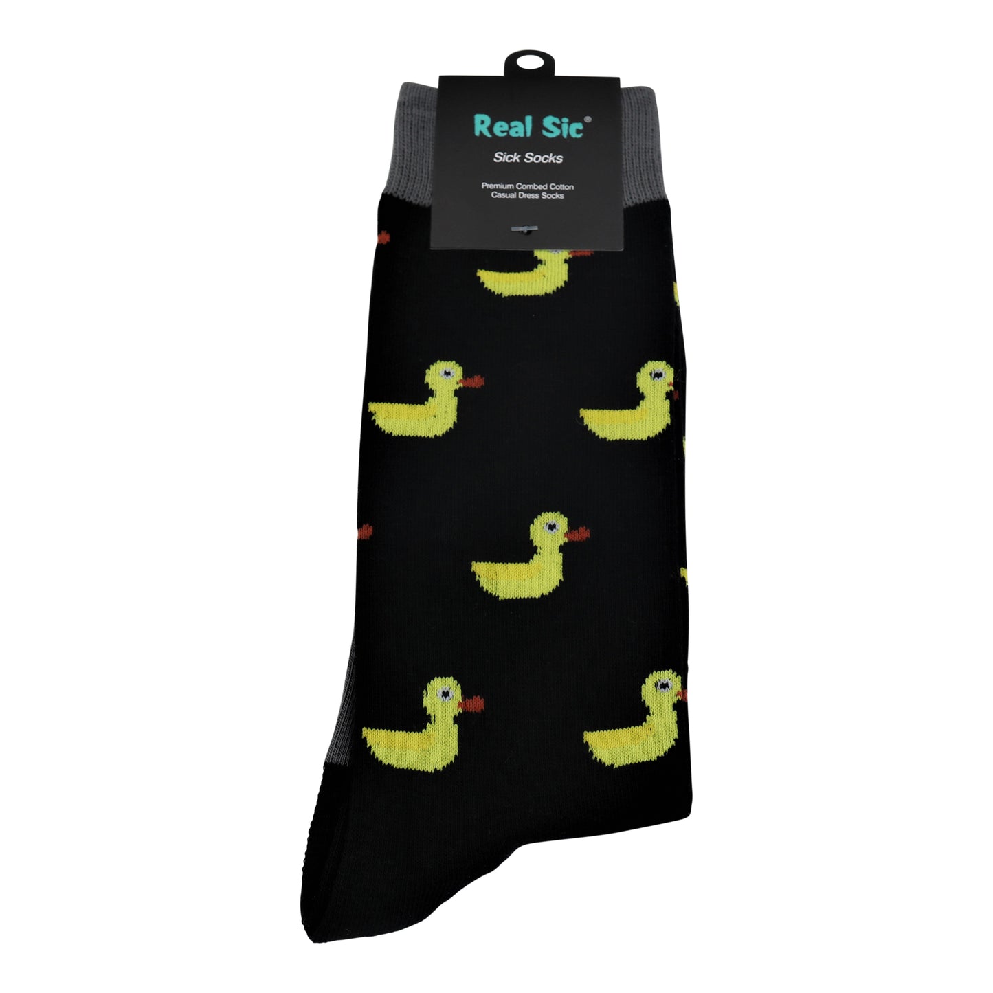 Casual Animal Socks - Yellow Duck  - for Men and Women