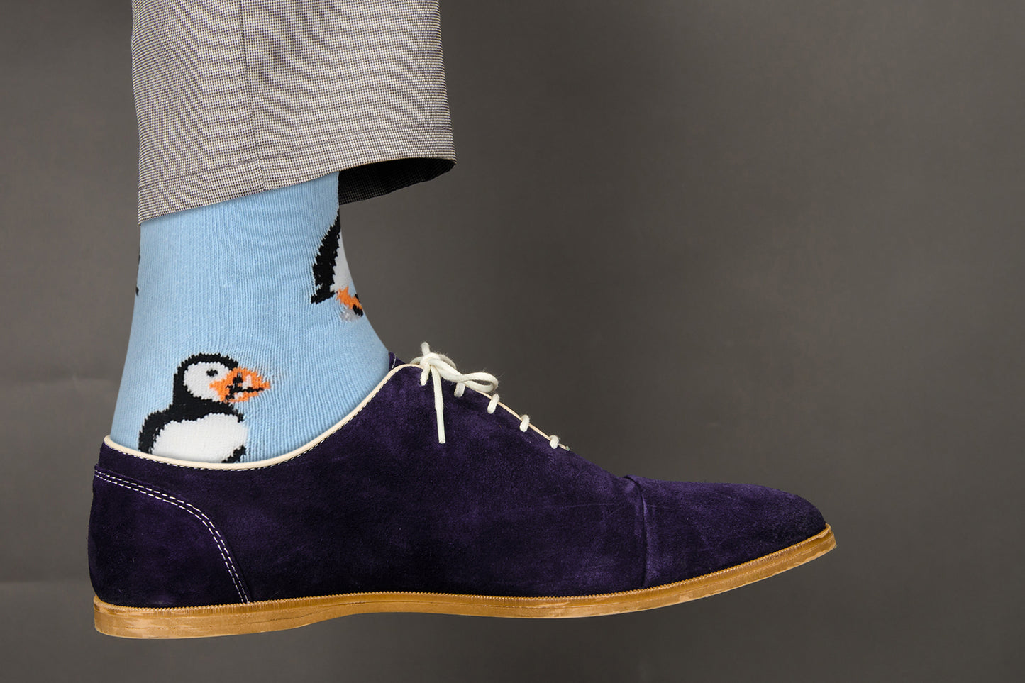 Casual Designer Animal Socks - Puffin  - for Men and Women