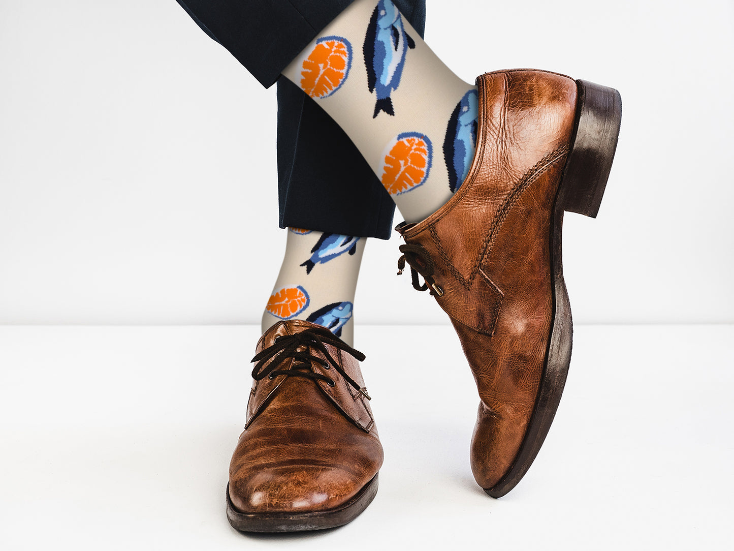 Sick Socks – Salmon – Food Industry Casual Dress Socks