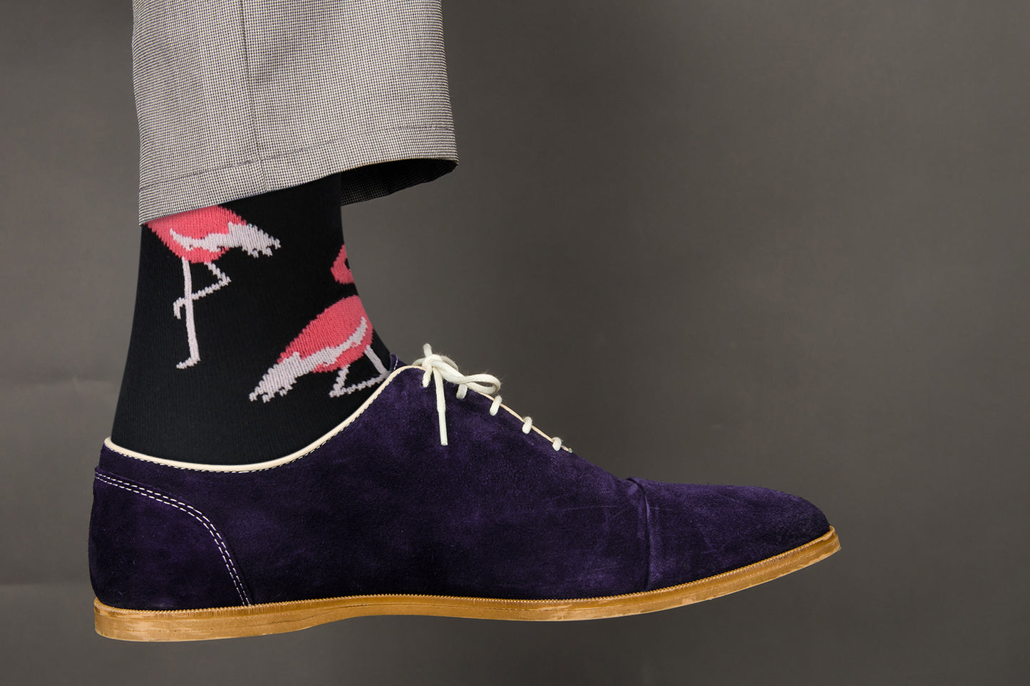 Casual Designer Animal Socks - Flamingo - for Men and Women