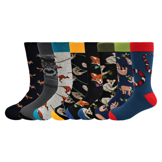 Animal Socks - Fox, Koala, Sloth, Kangaroo Cotton Fun Socks