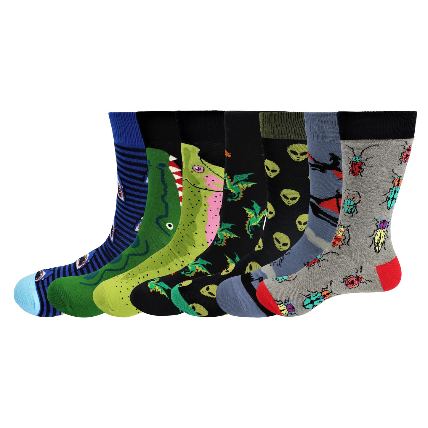 Animal Socks - Shark, Dragon, Crocodile, Beatles Fun Socks
