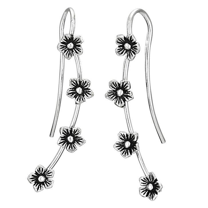 Tiger Mountain Jewelry - Branch in Bloom Sterling Silver Earrings