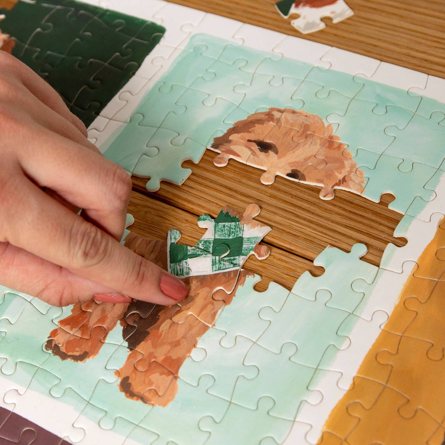 1canoe2 | One Canoe Two Paper Co. - Furry Friends Dogs Grid - 500 Piece Jigsaw Puzzle