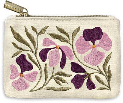 Lady Jayne - Coin Pouch Flower Market Pansy