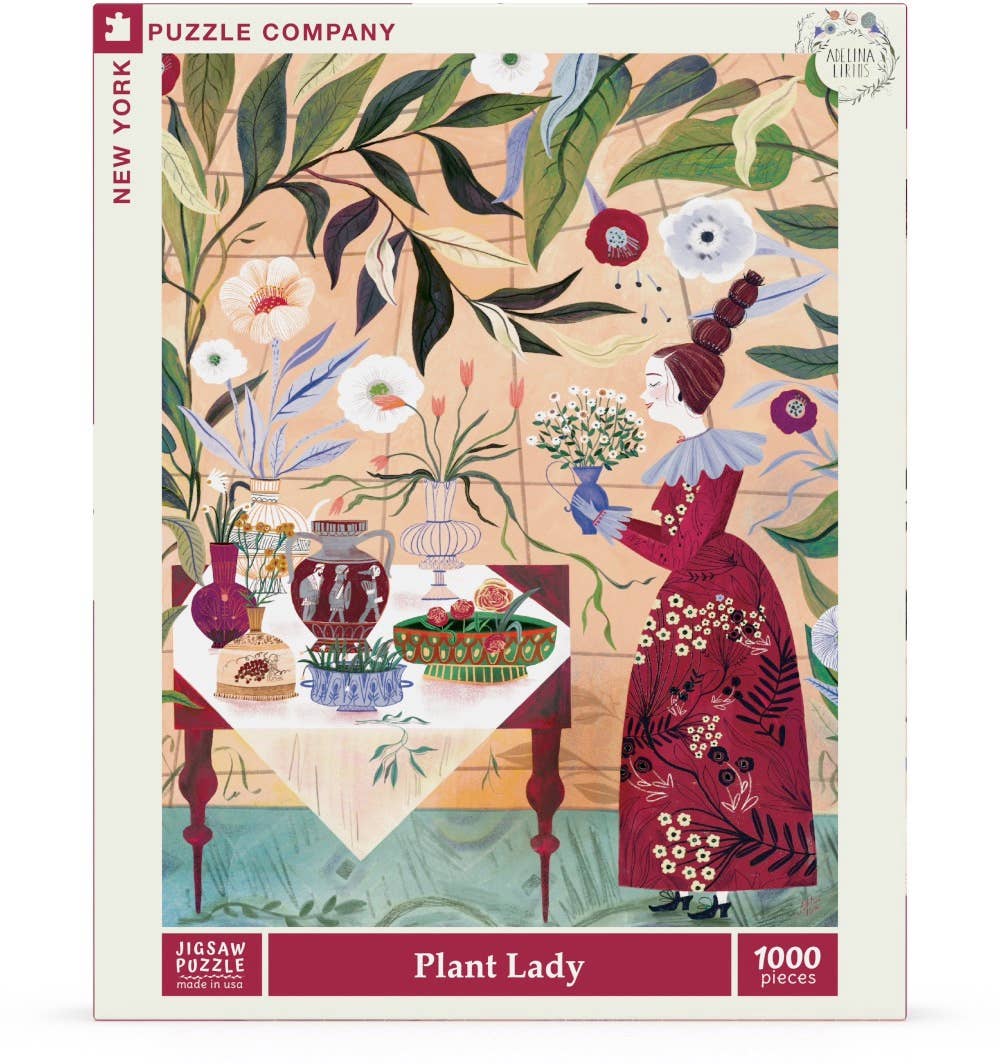 New York Puzzle Company - Plant Lady - 1000 Piece Jigsaw Puzzle