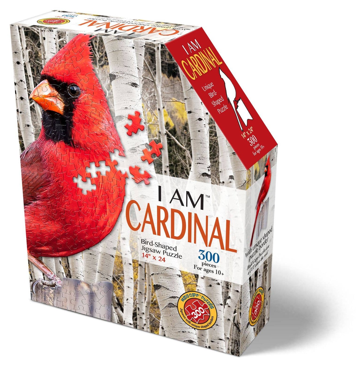 Madd Capp Games & Puzzles - I AM CARDINAL 300 piece jigsaw adult puzzle - Great gift!