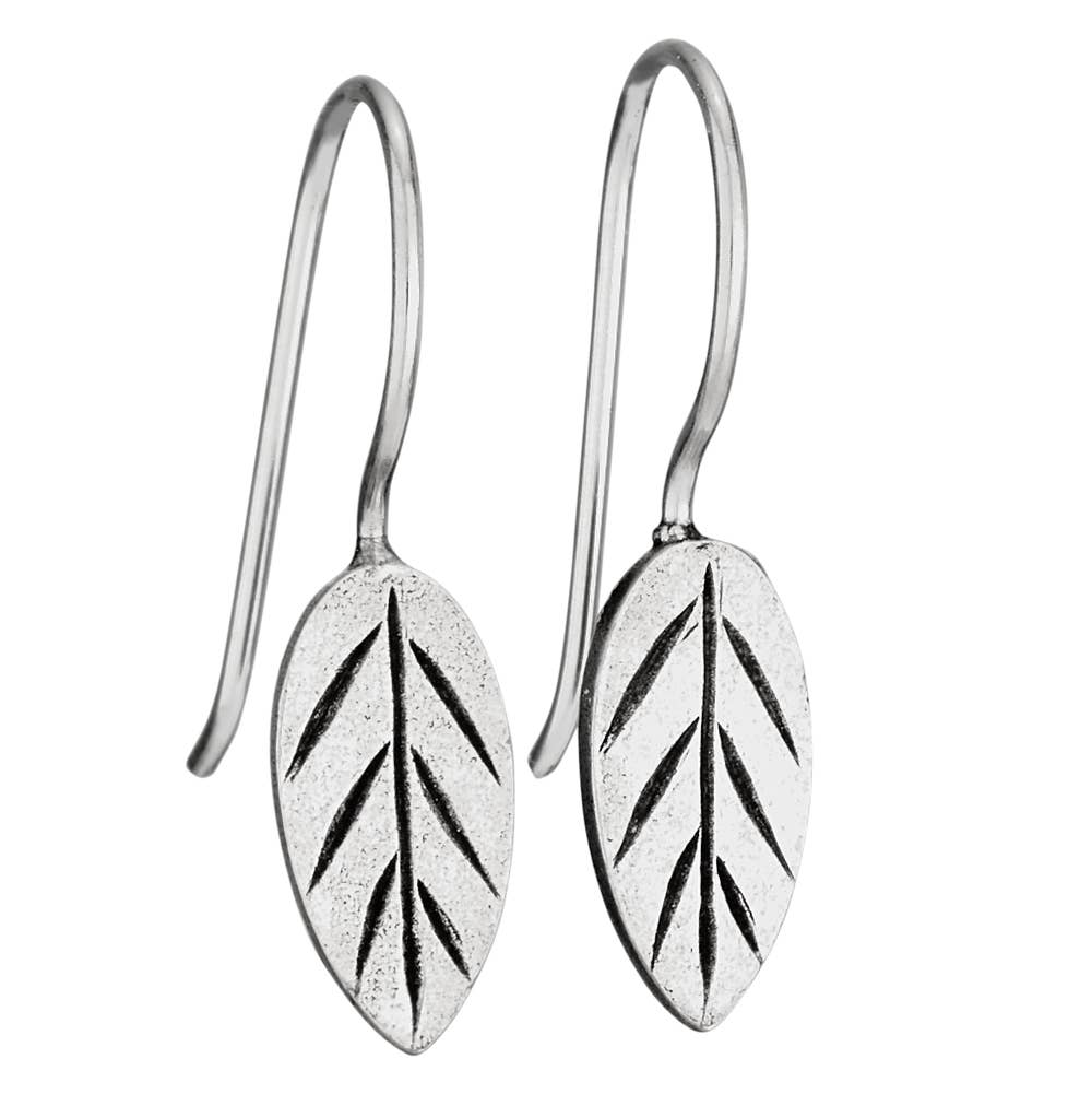 Tiger Mountain Jewelry - Picasso's Leaf Sterling Silver Earrings